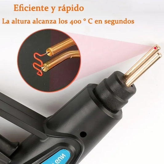 Kit Soldadora de Plástico 70W | Calentamiento en 3 Segundos | 400 Grapas Incluidas