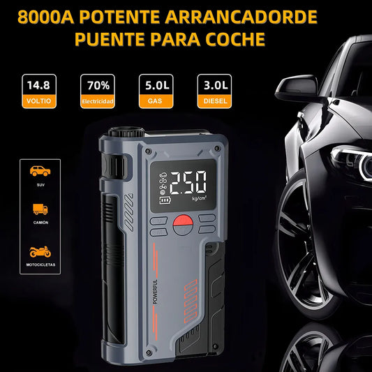 RescueMax™: El cargador inteligente que revive tu auto