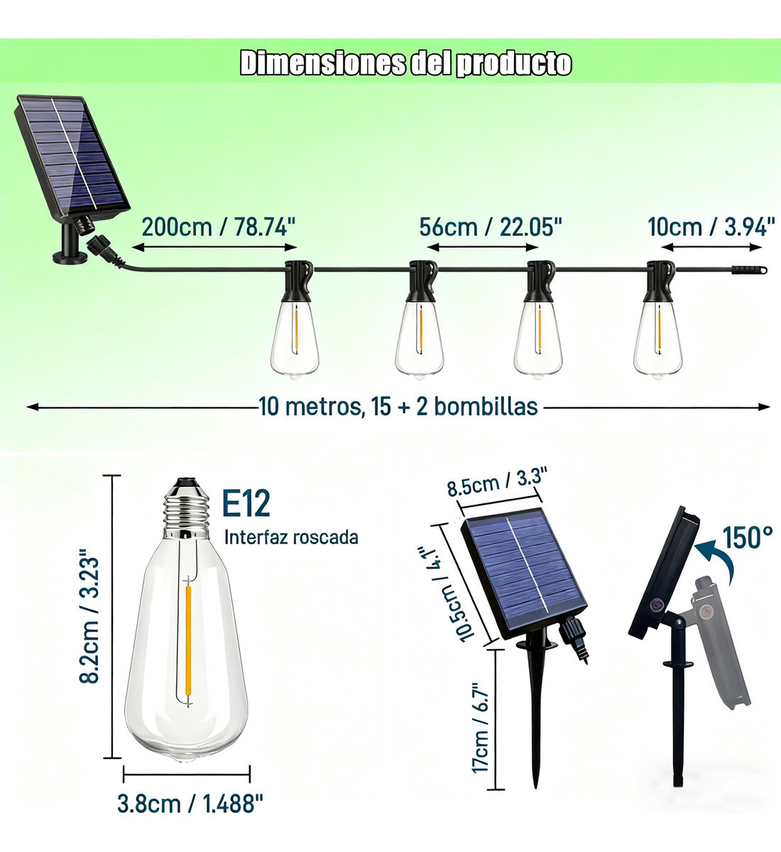 Guirnalda Solar: Crea Ambientes Mágicos y Ahorra Energía 💡