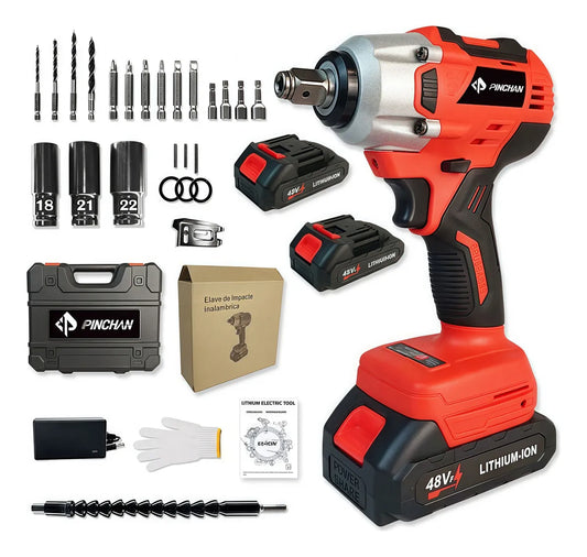 PowerTorque™: Pistola Llave De Impacto Inalámbrico 2 baterías 21V 500W