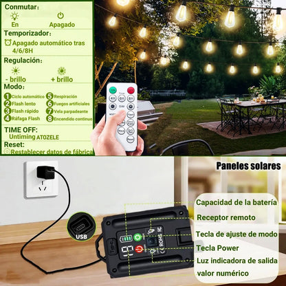 Guirnalda Solar: Crea Ambientes Mágicos y Ahorra Energía 💡