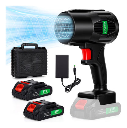 Jet Air: Soplador Inalámbrico Ultra Potente para Limpieza y Orden | 1200W 4500RPM 2 baterías 21V Estuche
