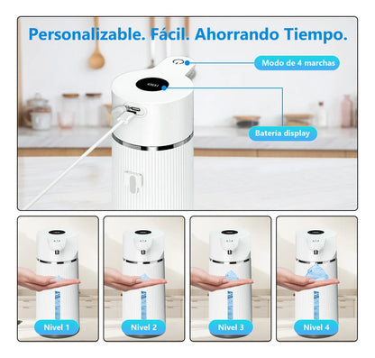 Dispensador de Jabón Automático | Sensor Inteligente | Batería USB-C de 150 Días