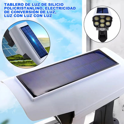 Luz Solar Inteligente - 3 modos de Cámara falsa con sensor de movimiento