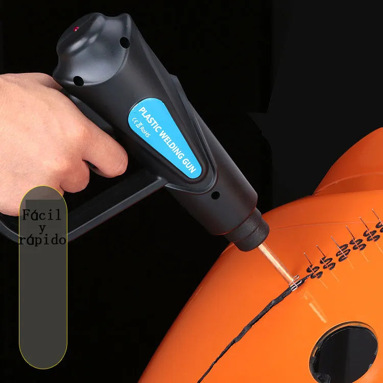 Kit Soldadora de Plástico 70W | Calentamiento en 3 Segundos | 400 Grapas Incluidas
