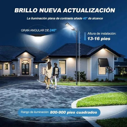 LÁMPARA SOLAR 1500W | ILUMINACIÓN EXTREMA SIN CABLES NI FACTURA DE LUZ