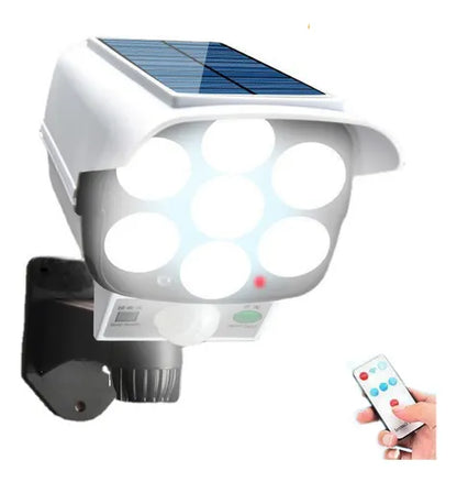 Luz Solar Inteligente - 3 modos de Cámara falsa con sensor de movimiento