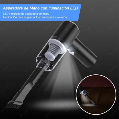 TurboClean PRO - LA MINI ASPIRADORA PORTÁTIL 3 EN 1 QUE ARRASA CON TODO