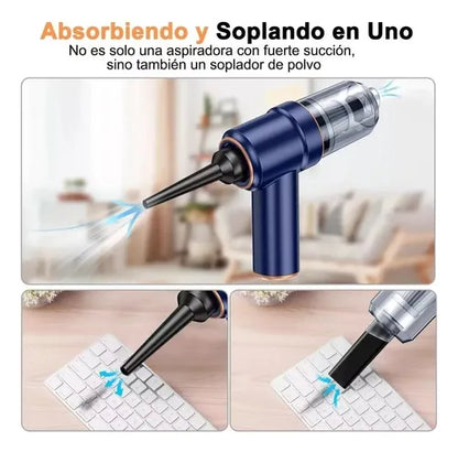 TurboClean PRO - LA MINI ASPIRADORA PORTÁTIL 3 EN 1 QUE ARRASA CON TODO